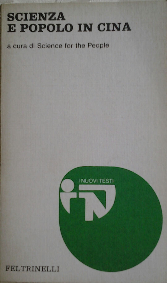 AA.VV. SCIENZA E POPOLO IN CINA. Traduzione di ... - Copertina