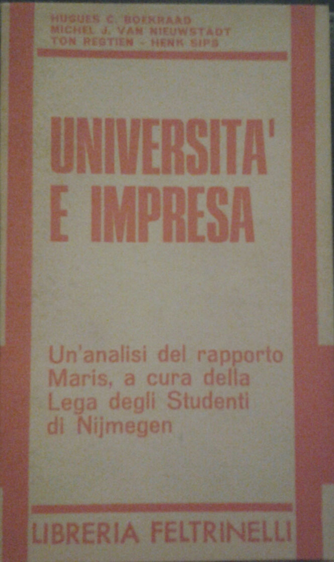 AA.VV. UNIVERSITÀ E IMPRESA. Un'analisi del ... - Copertina
