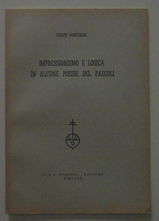 Montanari Fausto IMPRESSIONISMO E LOGICA IN ALCUNE... - Copertina