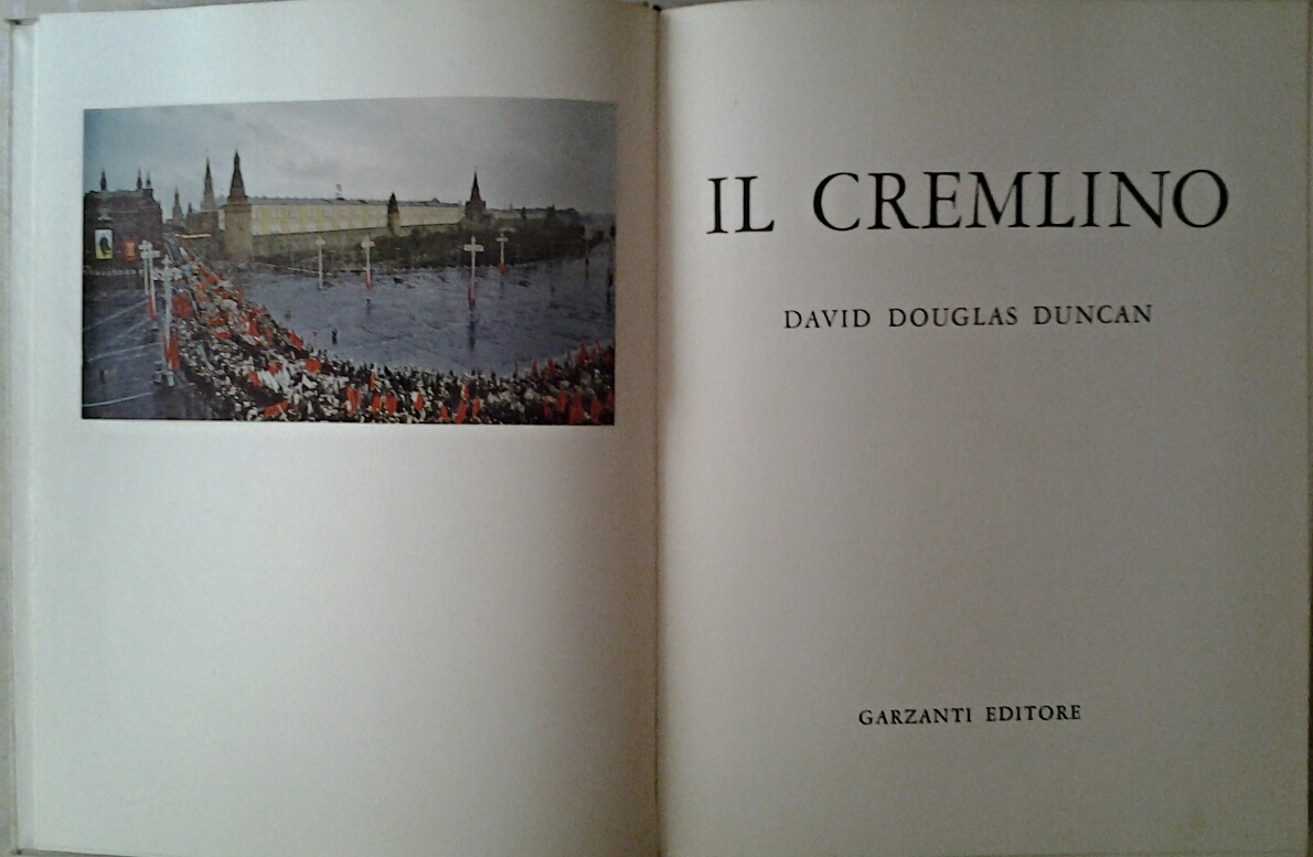 Duncan David Douglas IL CREMLINO. - Copertina