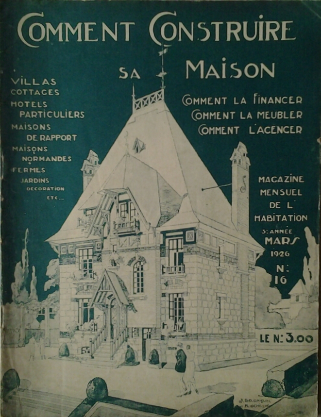  COMMENT CONSTRUIRE SA MAISON. MAGAZINE MENSUEL DE... - Copertina