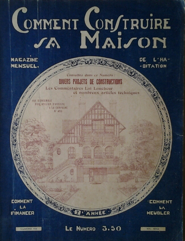  COMMENT CONSTRUIRE SA MAISON. MAGAZINE MENSUEL DE... - Copertina