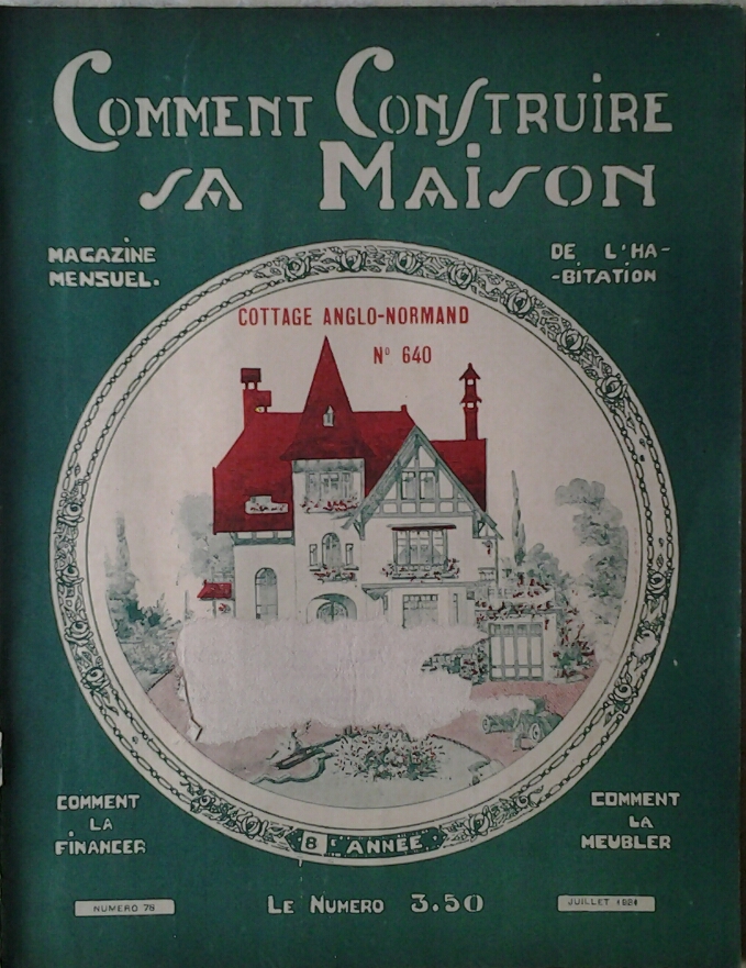  COMMENT CONSTRUIRE SA MAISON. MAGAZINE MENSUEL DE... - Copertina