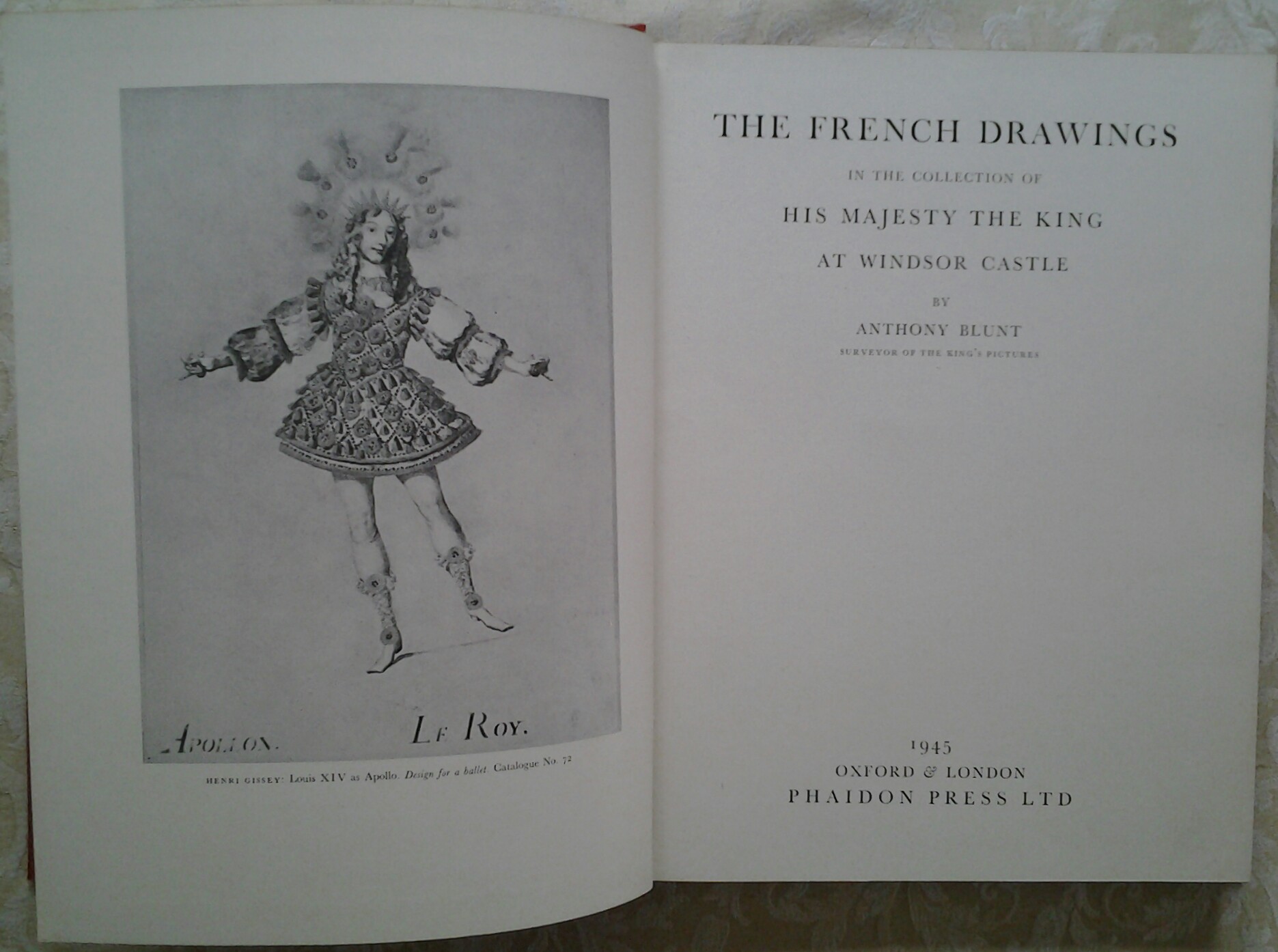 Blunt Anthony THE FRENCH DRAWINGS. IN THE ... - Copertina