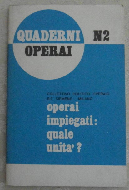 Collettivo Politico Operaio Zona Sempione - Milano... - Copertina