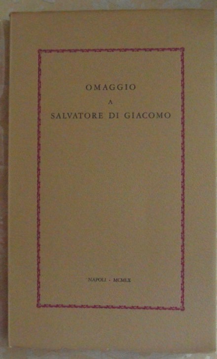 Minervini Roberto ( a cura di ) OMAGGIO A ... - Copertina