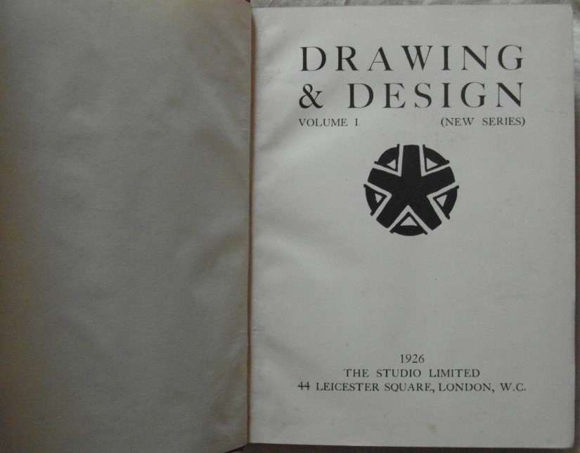  DRAWING AND DESIGN. VOLUME 1 (NEW SERIES). - Copertina