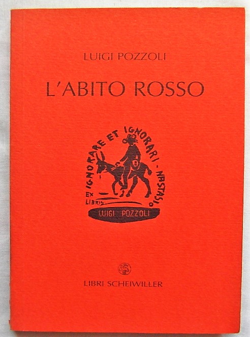 Pozzoli Luigi L'ABITO ROSSO. - Copertina