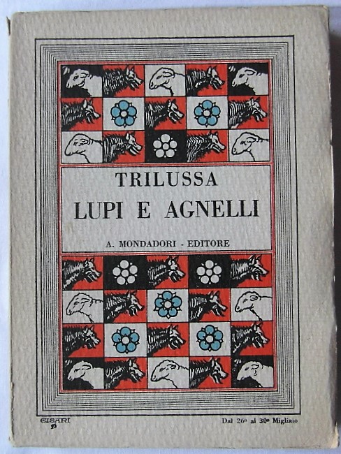 Trilussa LUPI E AGNELLI. - Copertina