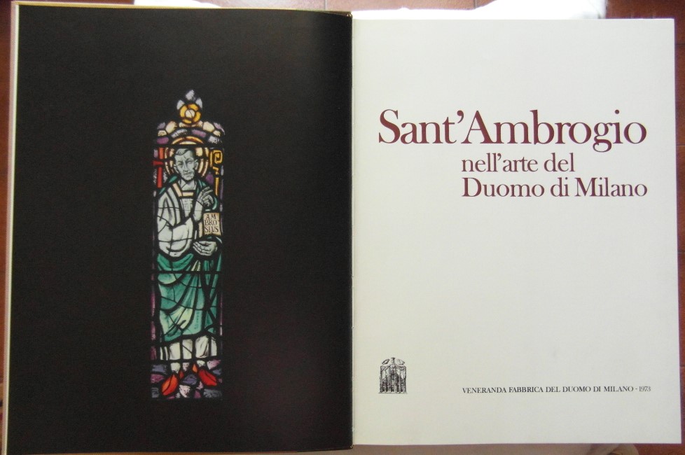  SANT'AMBROGIO NELL'ARTE DEL DUOMO DI MILANO. - Copertina