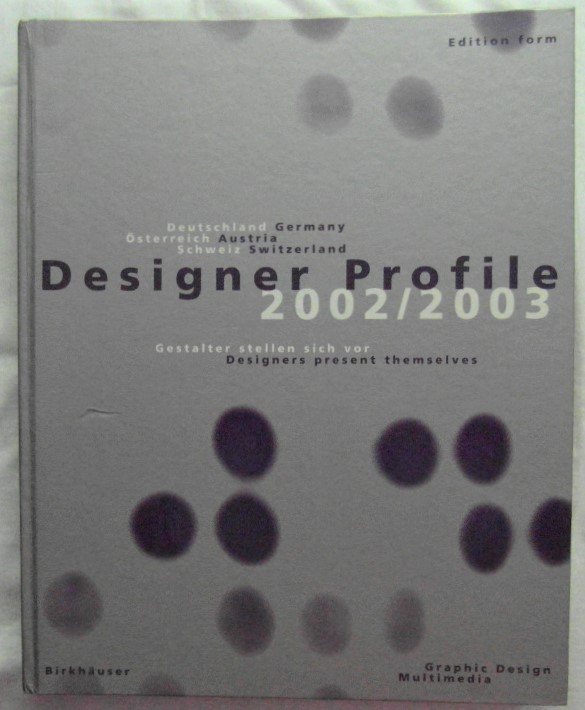  DESIGNER PROFILE 2002 / 2003. GESTALTER STELLEN ... - Copertina
