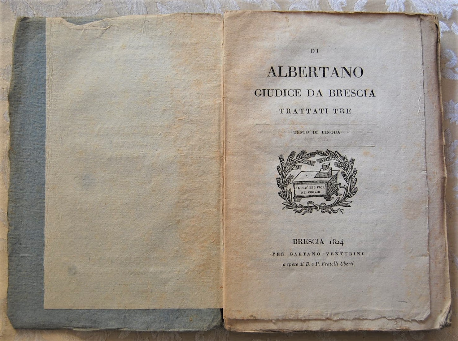 Albertano da Brescia DI ALBERTANO GIUDICE DA ... - Copertina