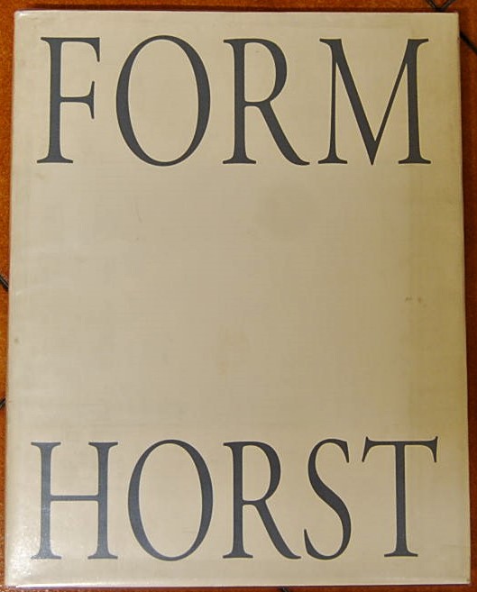  FORM HORST. - Copertina