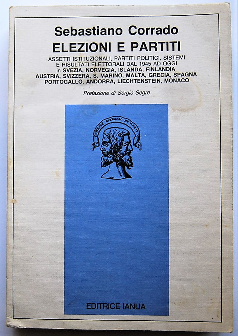 Corrado Sebastiano ELEZIONI E PARTITI. - Copertina