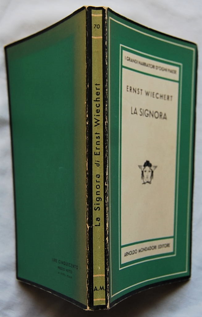 Wiechert Ernst LA SIGNORA. - Copertina