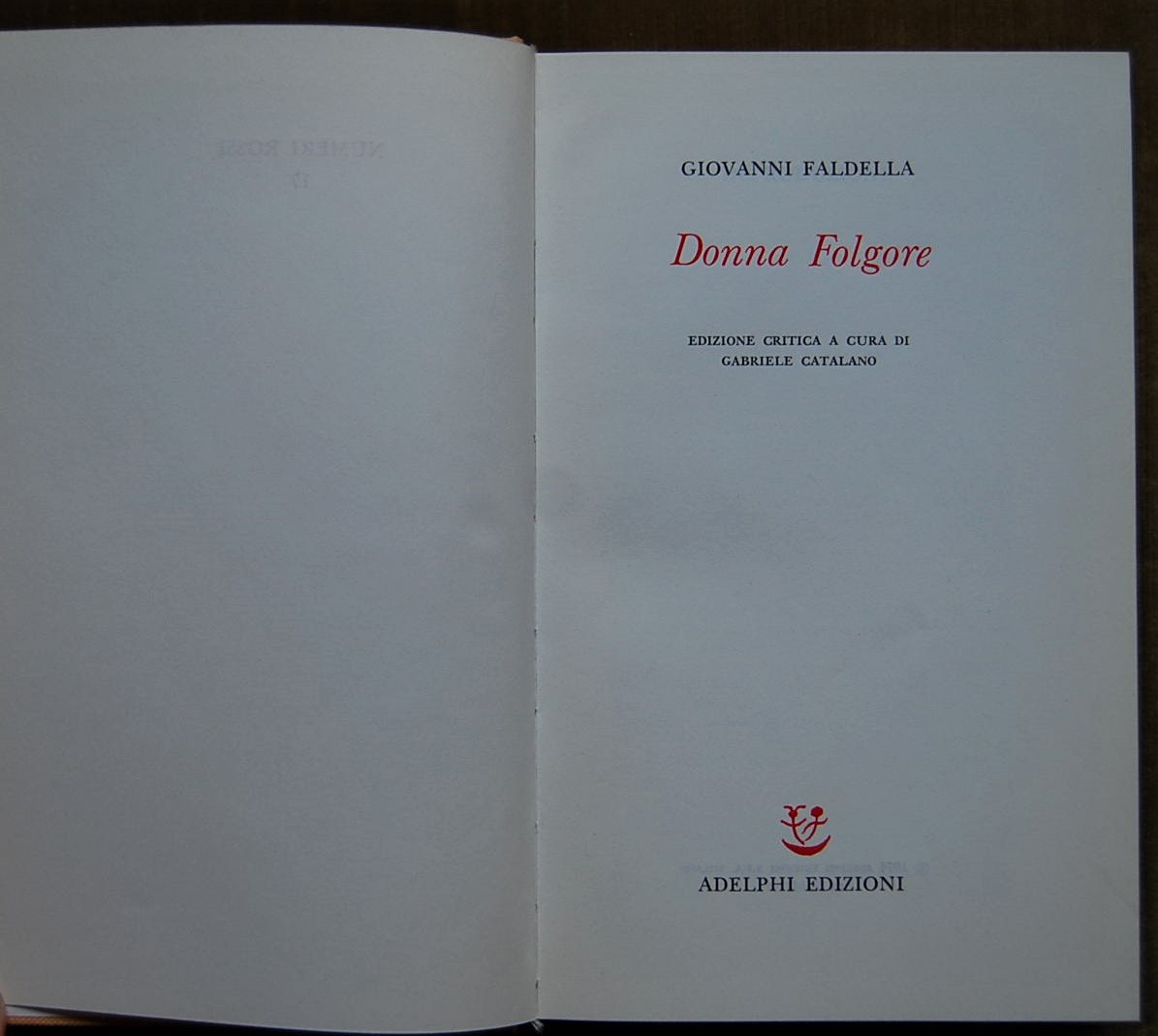 Faldella Giovanni DONNA FOLGORE. - Copertina