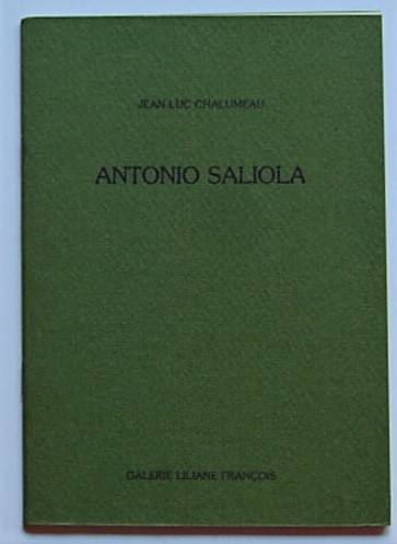 Chalumeau Jean Luc ANTONIO SALIOLA. - Copertina