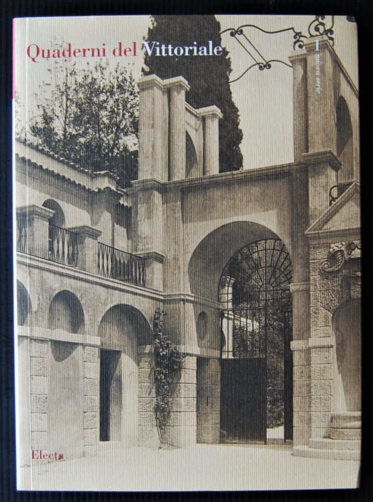  QUADERNI DEL VITTORIALE. - Copertina