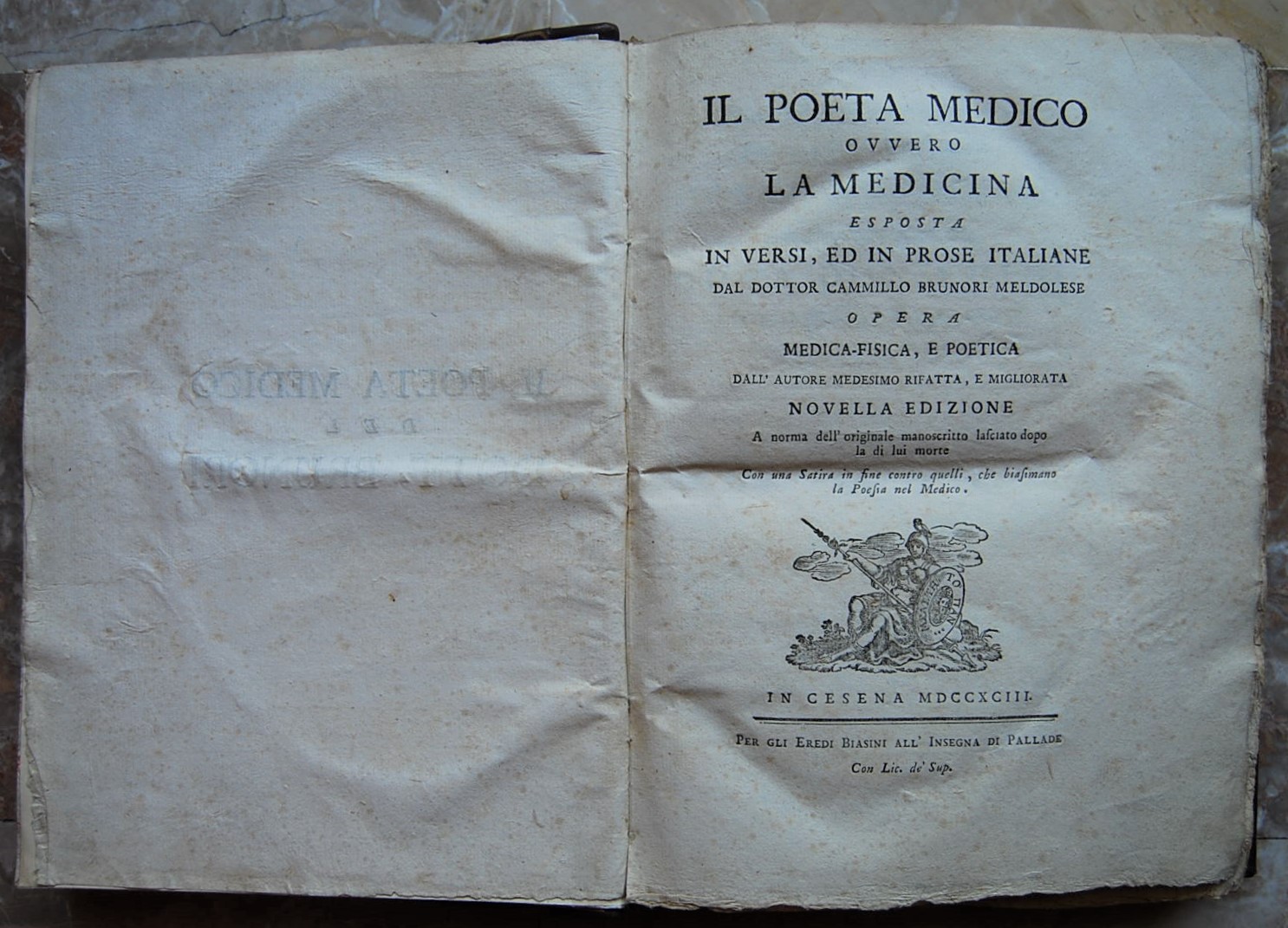 Brunori Cammillo IL POETA MEDICO, OVVERO LA ... - Copertina