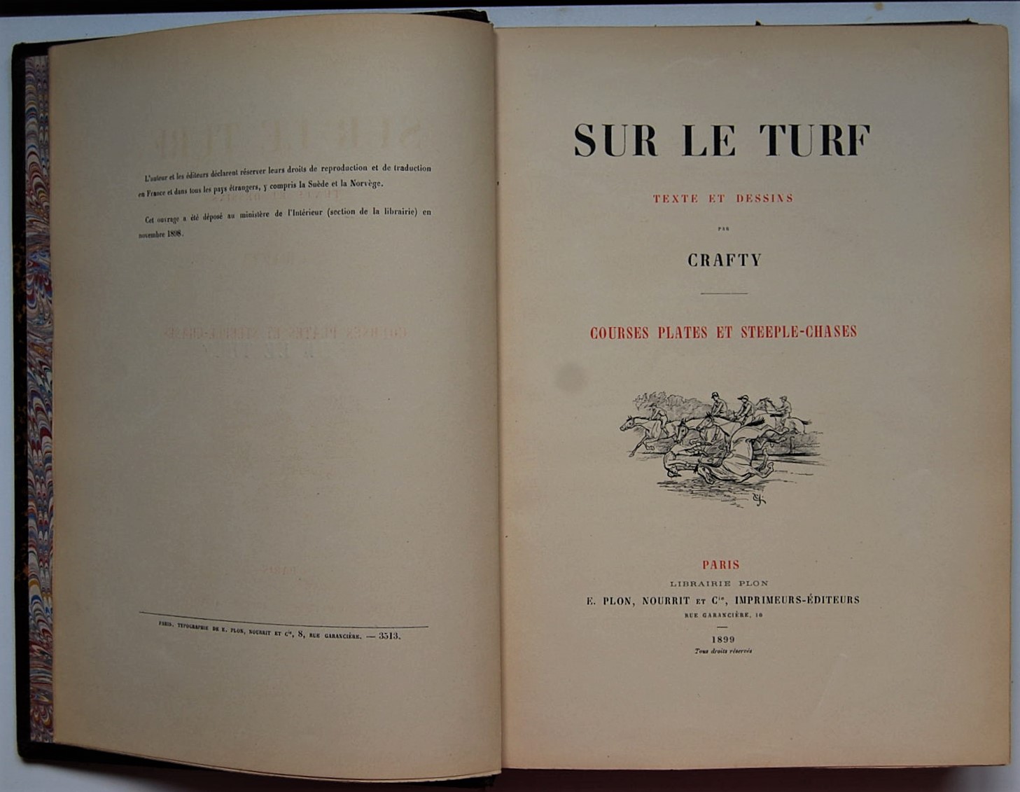 Crafty SUR LE TURF. TEXTES ET DESSINS PAR CRAFTY. ... - Copertina
