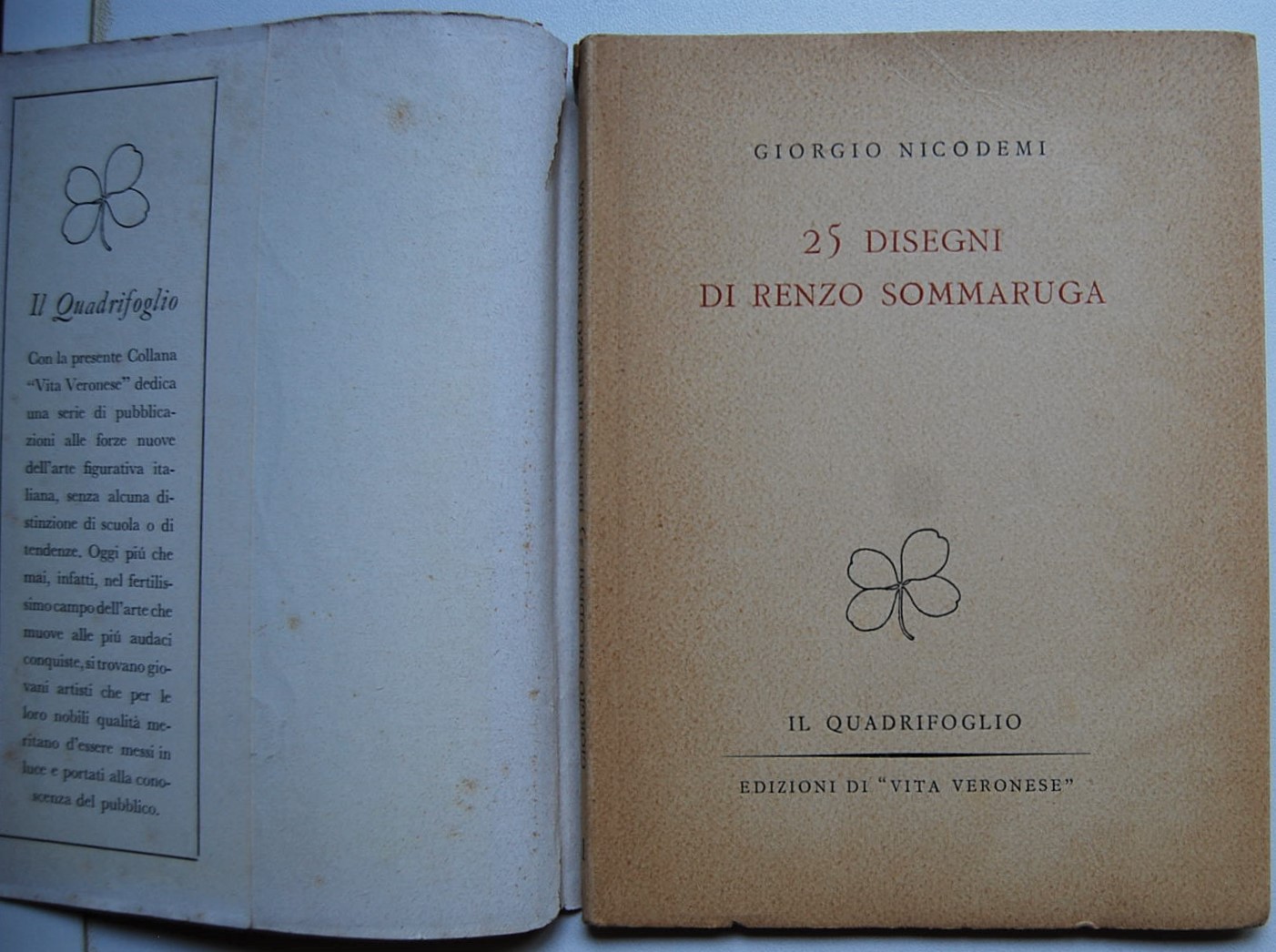 Nicodemi Giorgio 25 DISEGNI DI RENZO SOMMARUGA. - Copertina