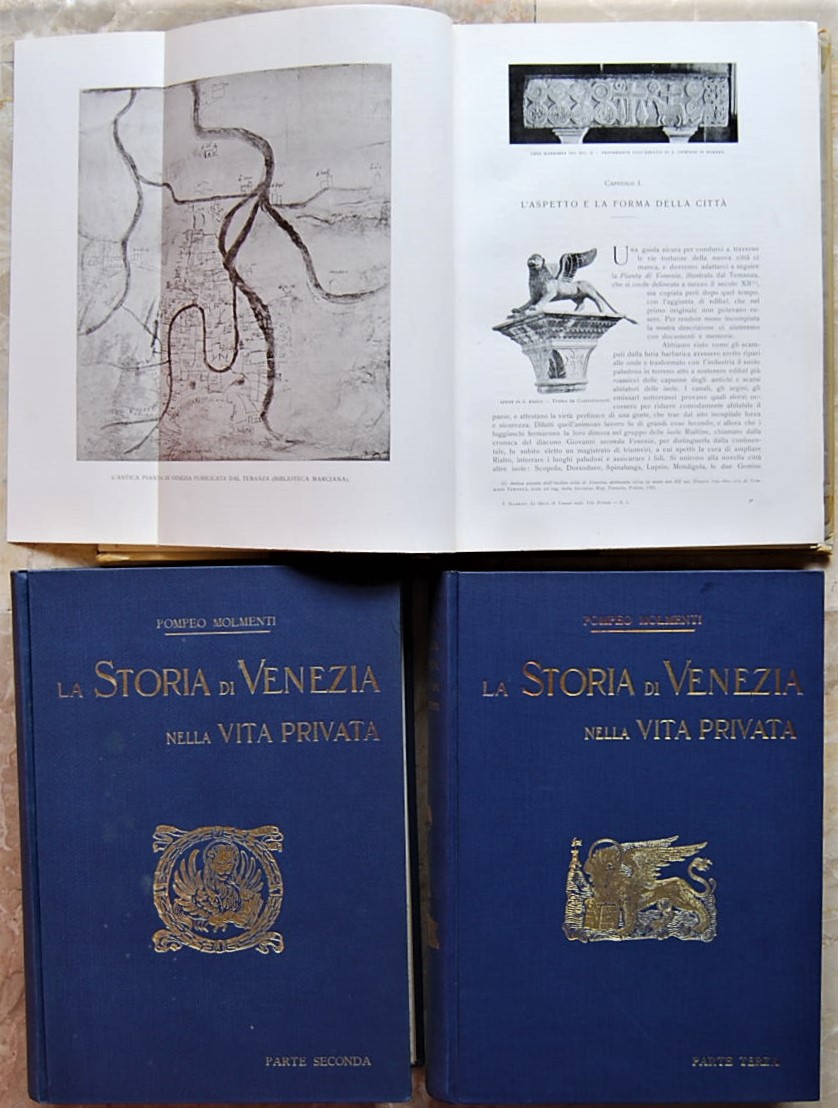 Molmenti Pompeo LA STORIA DI VENEZIA NELLA VITA ... - Copertina