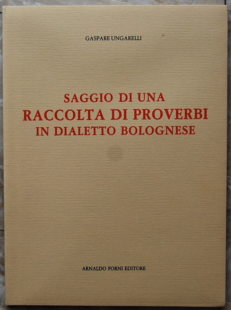 Ungarelli Gaspare SAGGIO DI UNA RACCOLTA DI ... - Copertina
