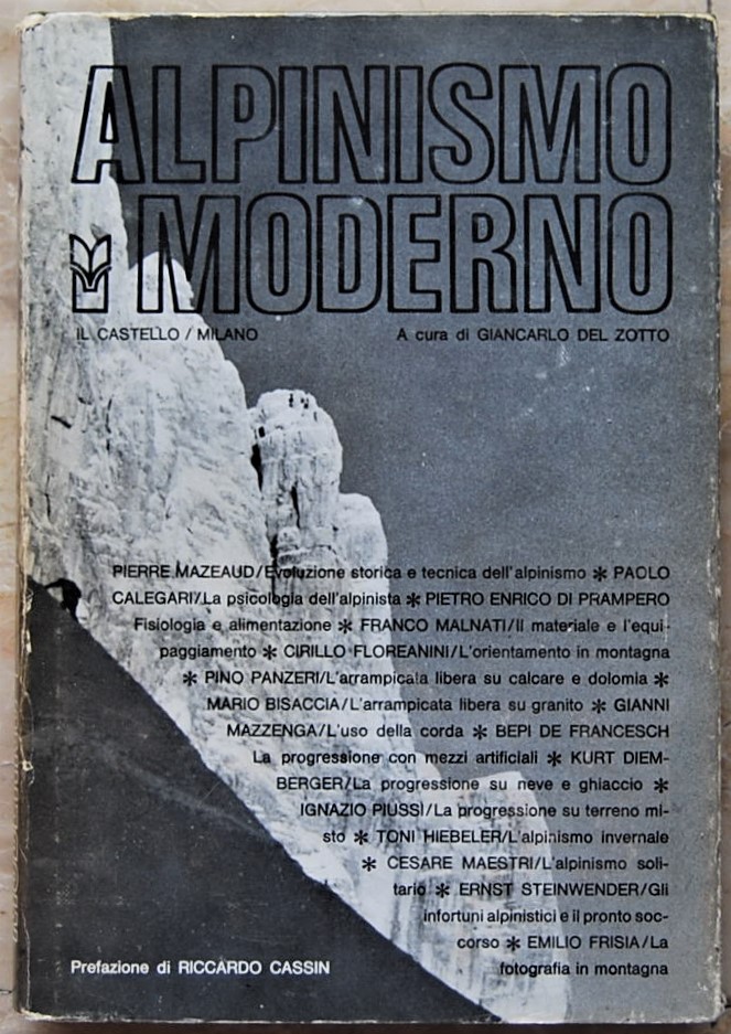 Del Zotto Giancarlo ALPINISMO MODERNO. - Copertina