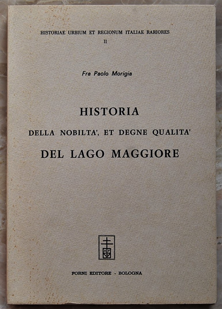 Fra Paolo Morigia HISTORIA DELLA NOBILTA', ET ... - Copertina