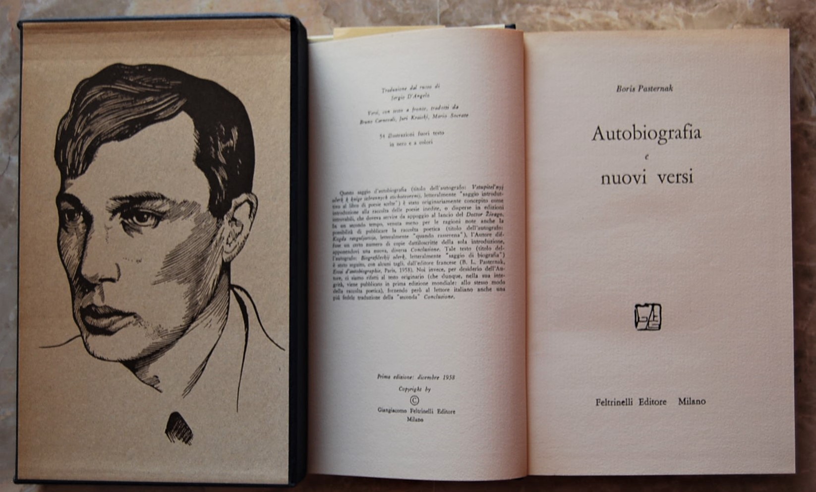 Pasternak Boris AUTOBIOGRAFIA E NUOVI VERSI. - Copertina