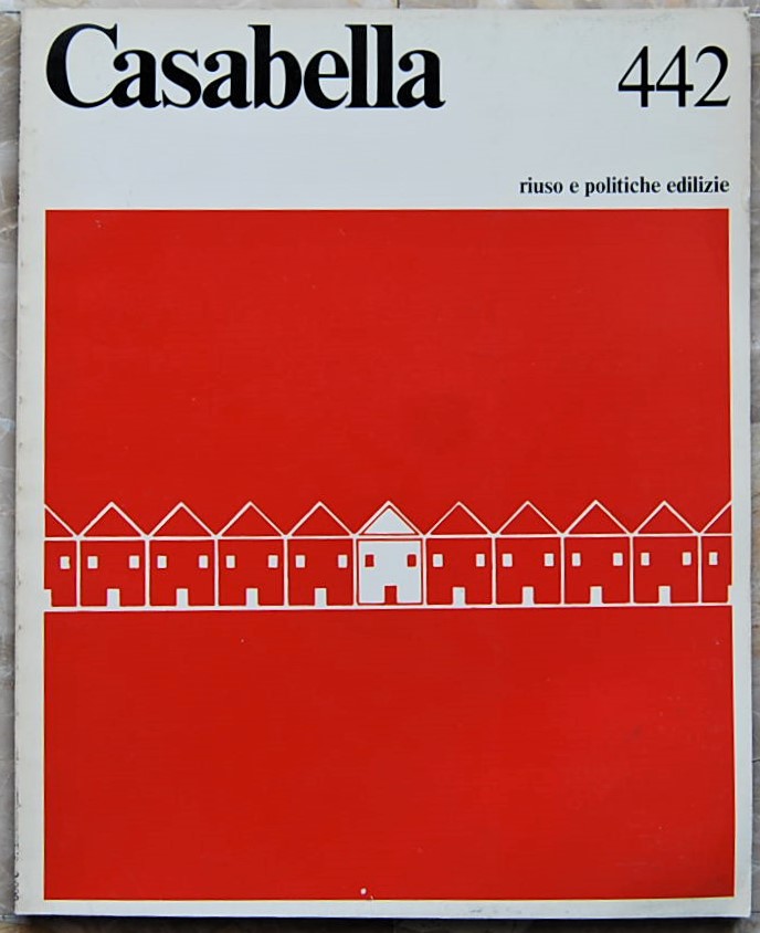 CASABELLA. NUMERO 442. DICEMBRE 1978. - Copertina