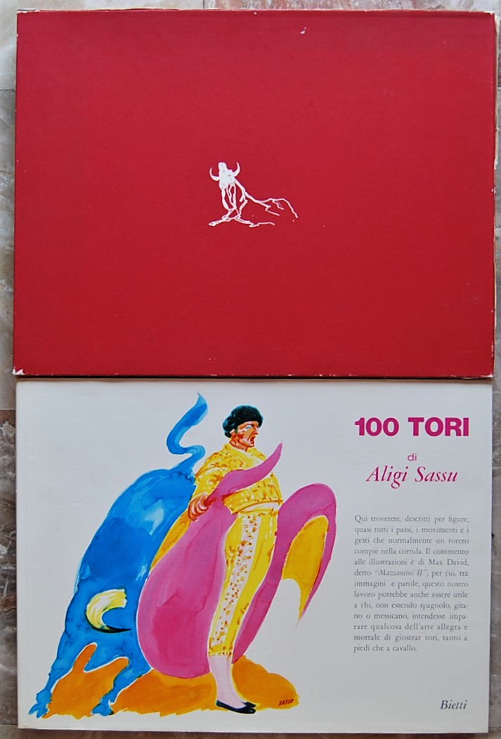  100 TORI DI ALIGI SASSU. - Copertina