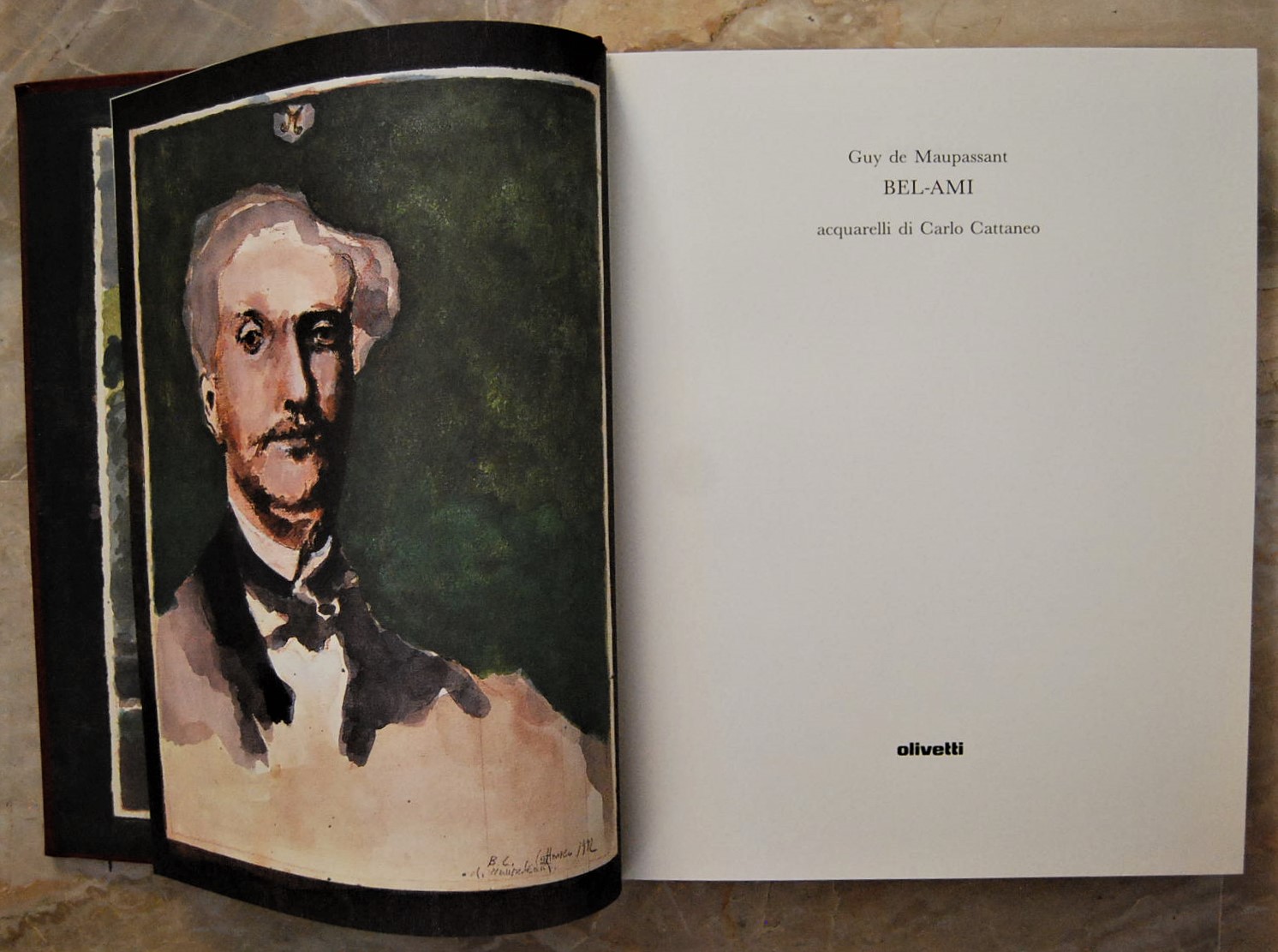 Guy De Maupassant BEL AMI. ACQUARELLI DI CARLO ... - Copertina