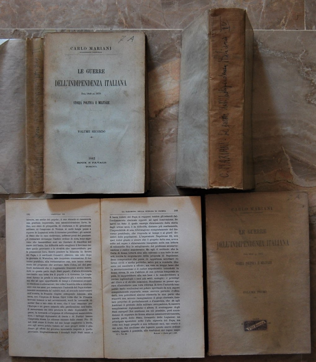 Mariani Carlo LE GUERRE DELL''NDIPENDENZA ITALIANA... - Copertina