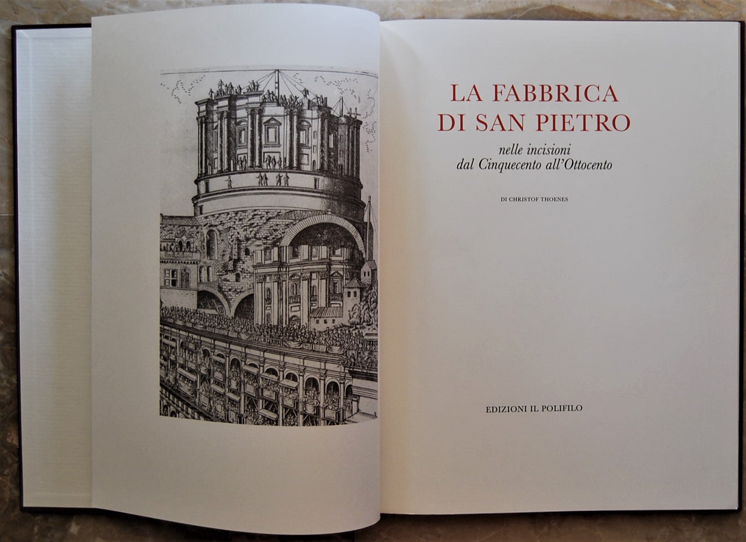 Thoenes Christof LA FABBRICA DI SAN PIETRO NELLE ... - Copertina