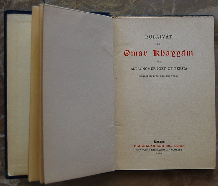 Khayyam Omar RUBAIYAT OF OMAR KHAYYAM. THE ... - Copertina