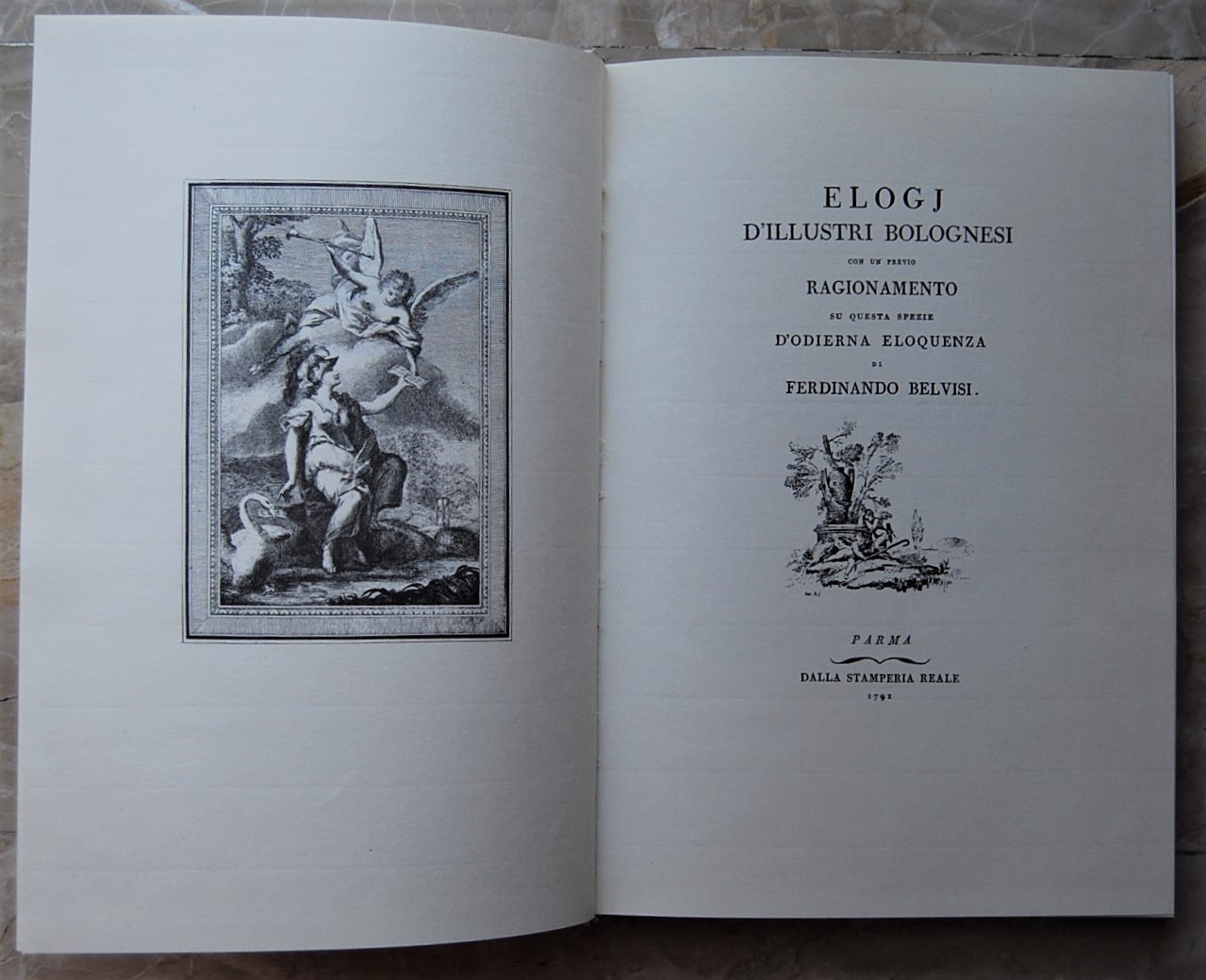 Belvisi Ferdinando ELOGJ D'ILLUSTRI BOLOGNESI CON ... - Copertina
