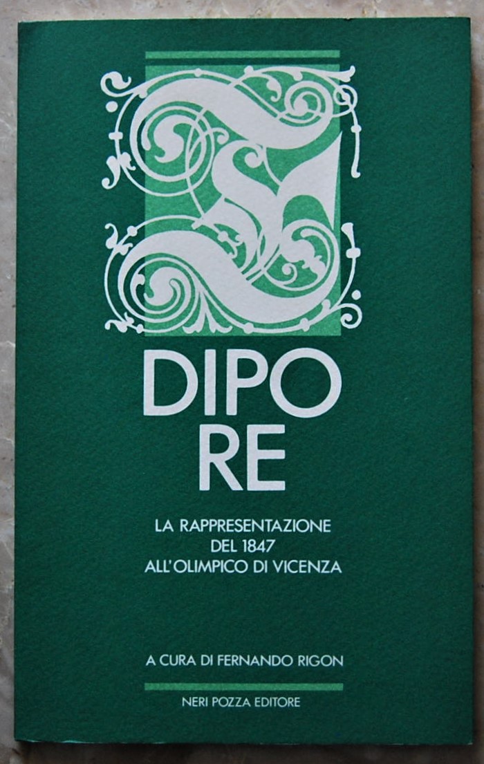  EDIPO RE. LA RAPPRESENTAZIONE DEL 1847 ALL'... - Copertina