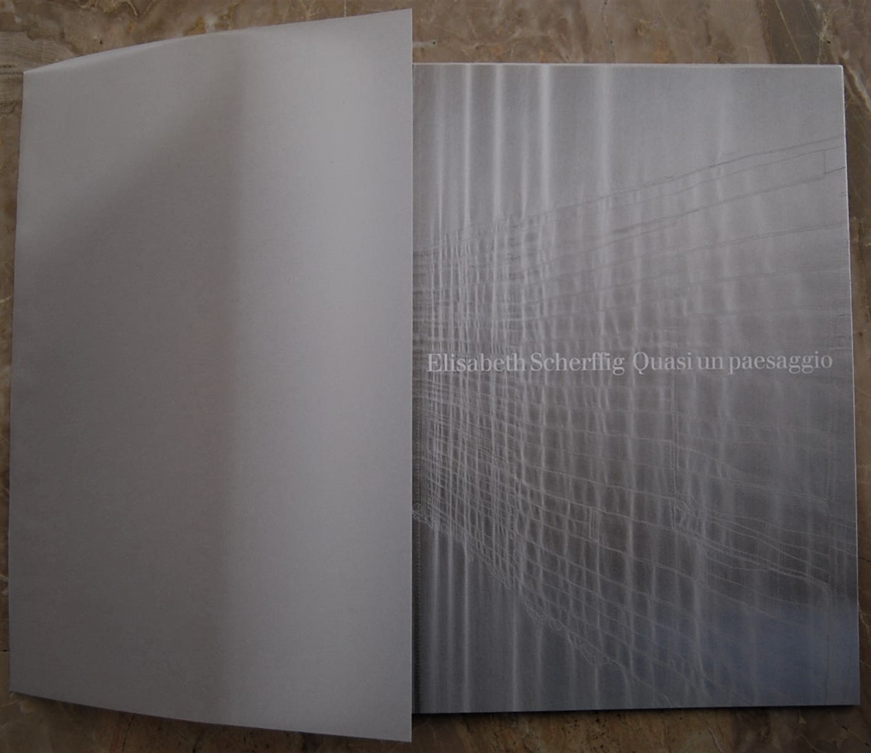  ELISABETH SCHERFIGG. QUASI UN PAESAGGIO. - Copertina