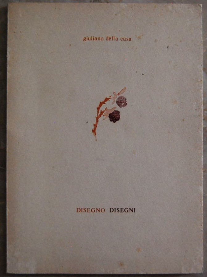 Giuliano Della Casa DISEGNO DISEGNI. - Copertina