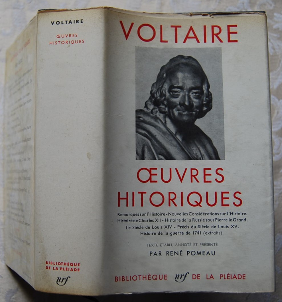 Voltaire OEUVRES HISTORIQUE. - Copertina