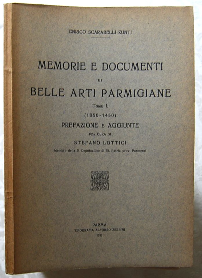 Scarabelli Zunti Enrico MEMORIE E DOCUMENTI DI ... - Copertina