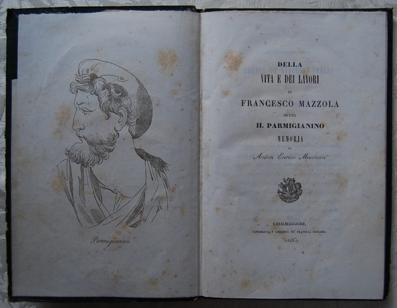 Mortara Anton Enrico DELLA VITA E DEI LAVORI DI ... - Copertina