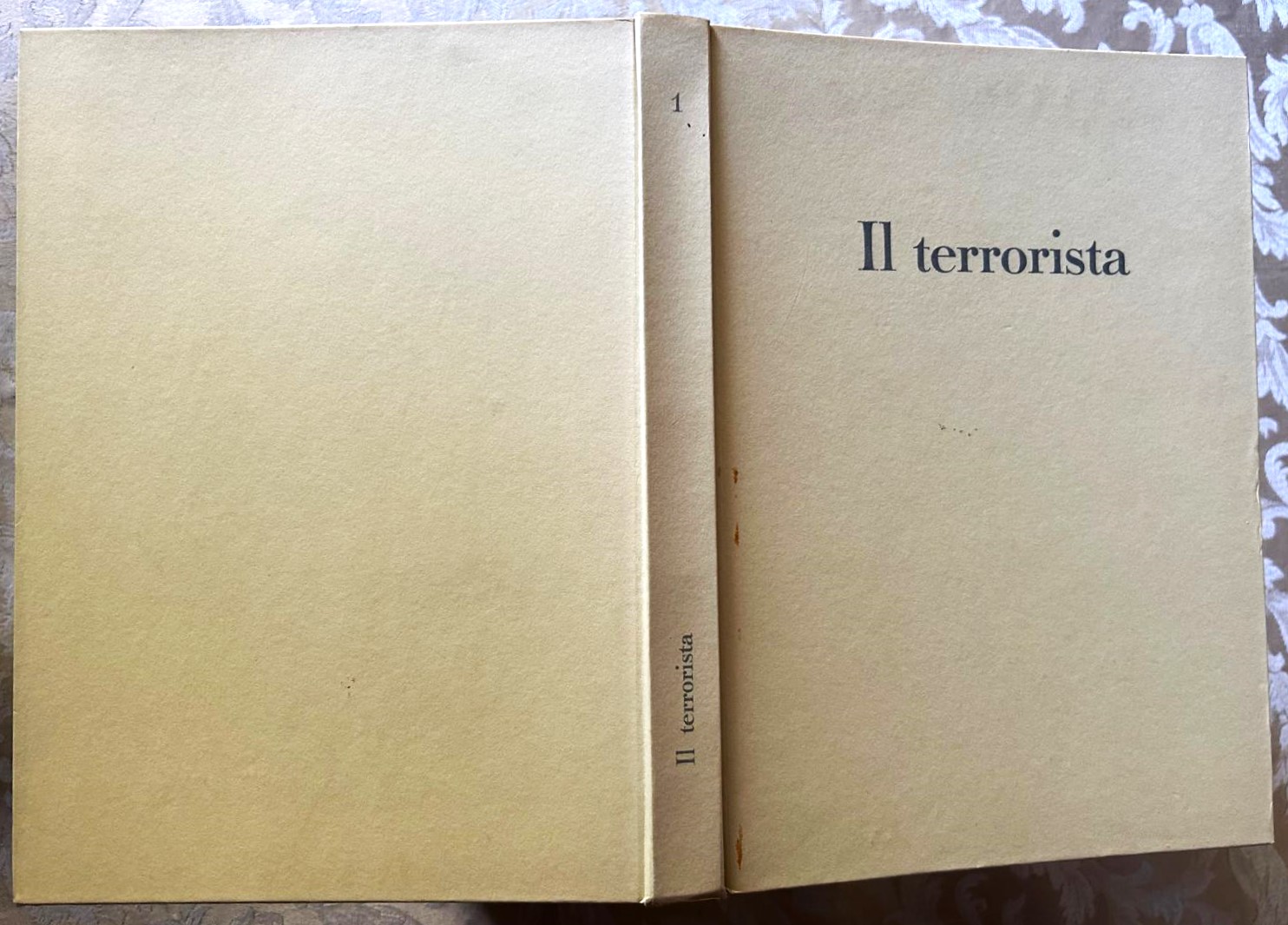 De Bosio G. Squarzina L. IL TERRORISTA. - Copertina