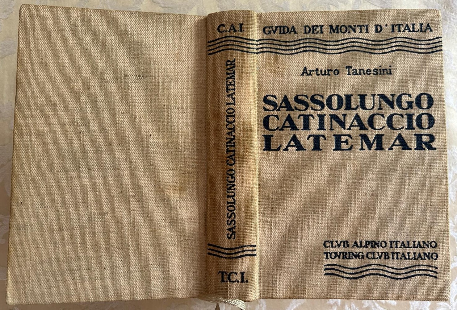 Tanesini Arturo SASSOLUNGO CATINACCIO LATEMAR. - Copertina