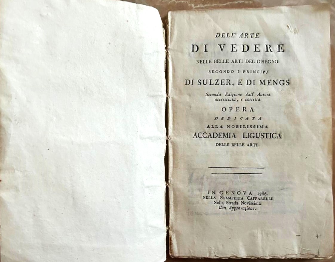 (Milizia Francesco) DELL'ARTE DI VEDERE NELLE ... - Copertina