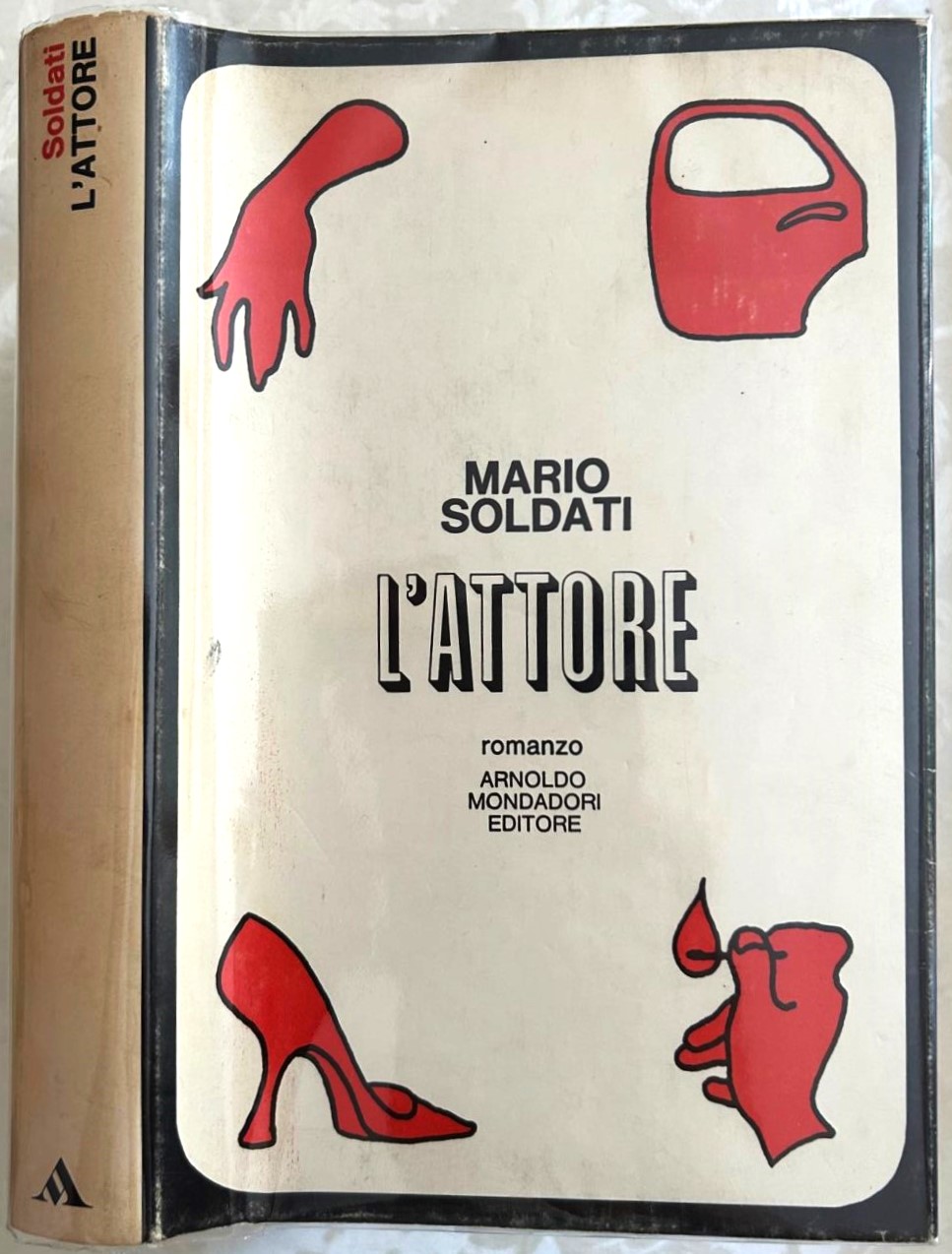 Soldati Mario L'ATTORE. - Copertina