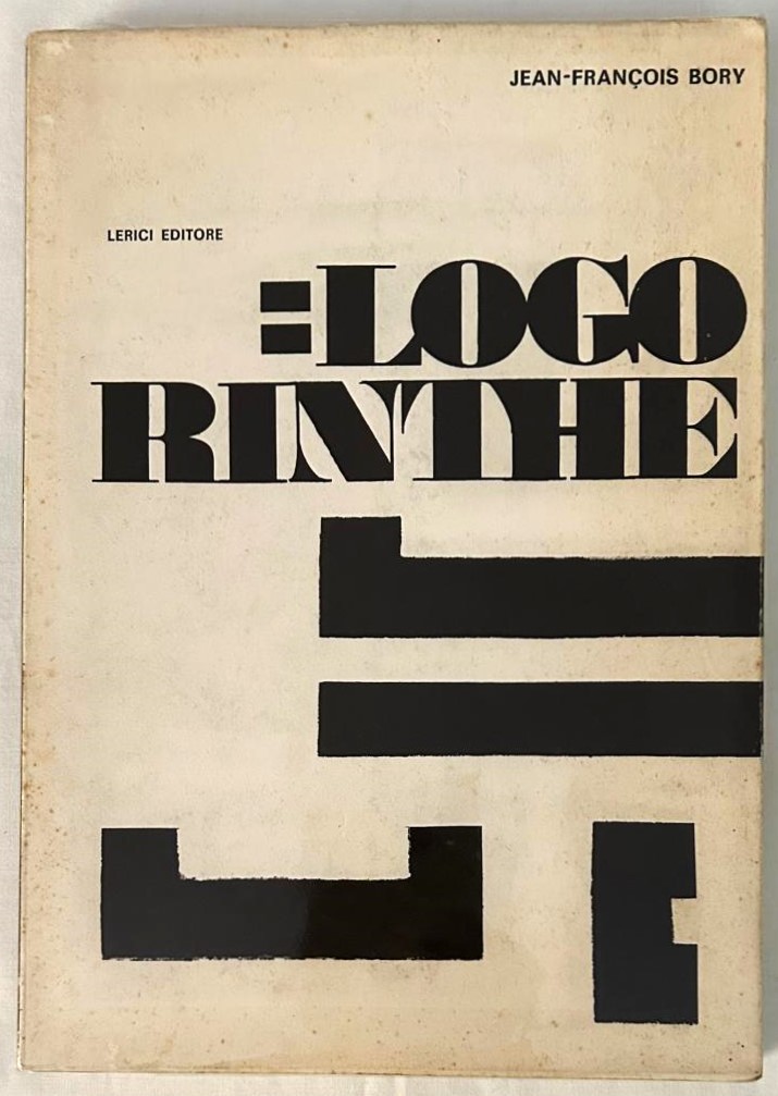 Bory J.F. LOGORINTHE. (POST ROMANZO). - Copertina