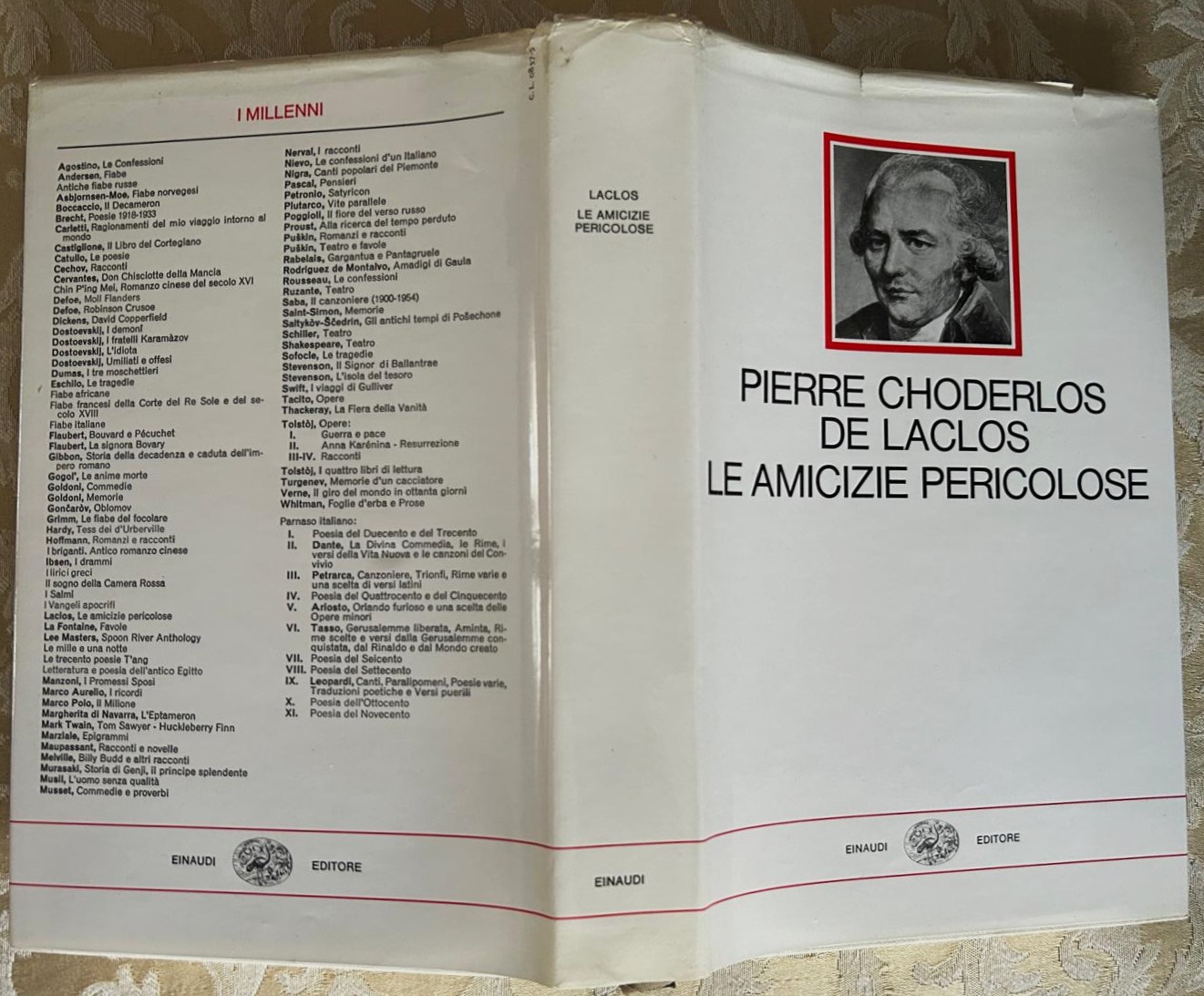 De Laclos P. LE AMICIZIE PERICOLOSE. - Copertina
