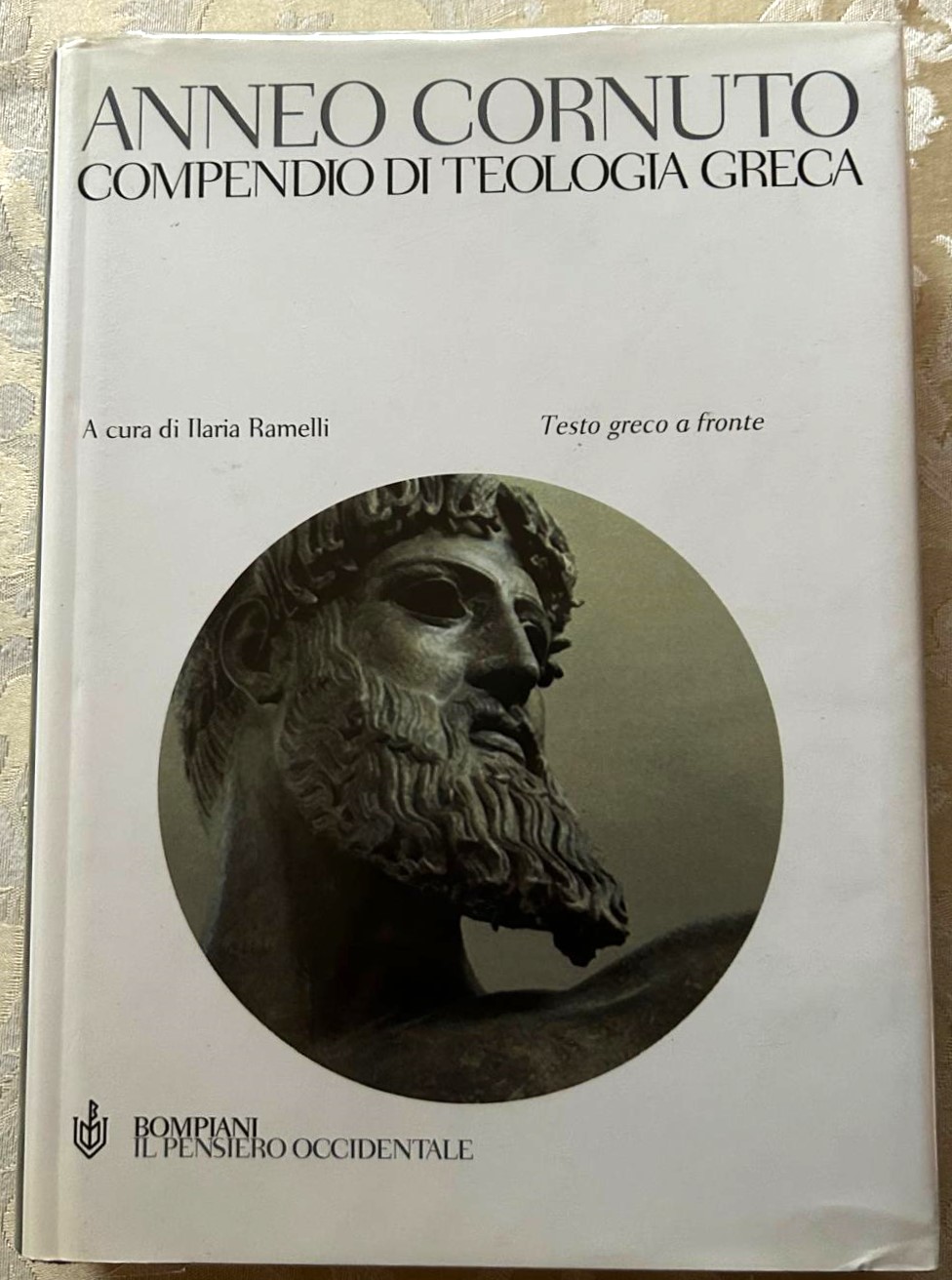 Anneo Cornuto. COMPENDIO DI TEOLOGIA GRECA. - Copertina